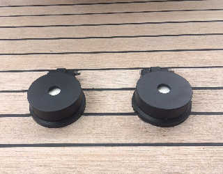 Custom made deck button covers