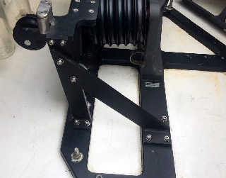New supports fabricated for captive winch