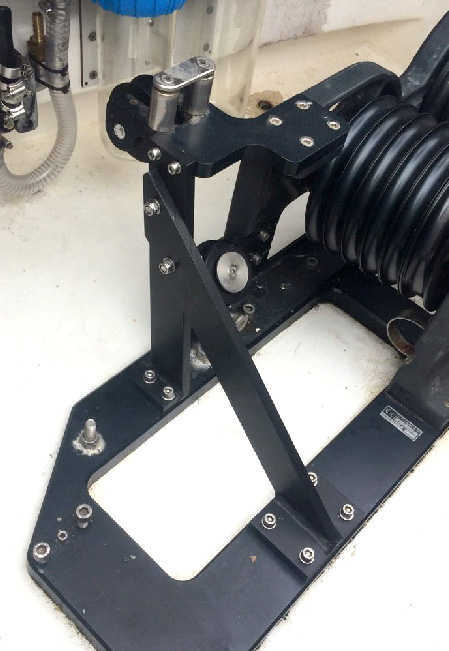 New supports fabricated for captive winch