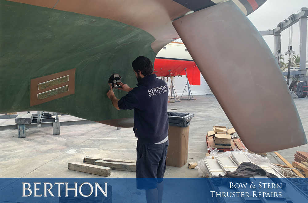 Berthon Spain Maintenance Logs – Bow & Stern Thruster Repairs