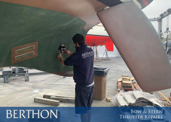 Berthon Spain Maintenance Logs – Bow & Stern Thruster Repairs