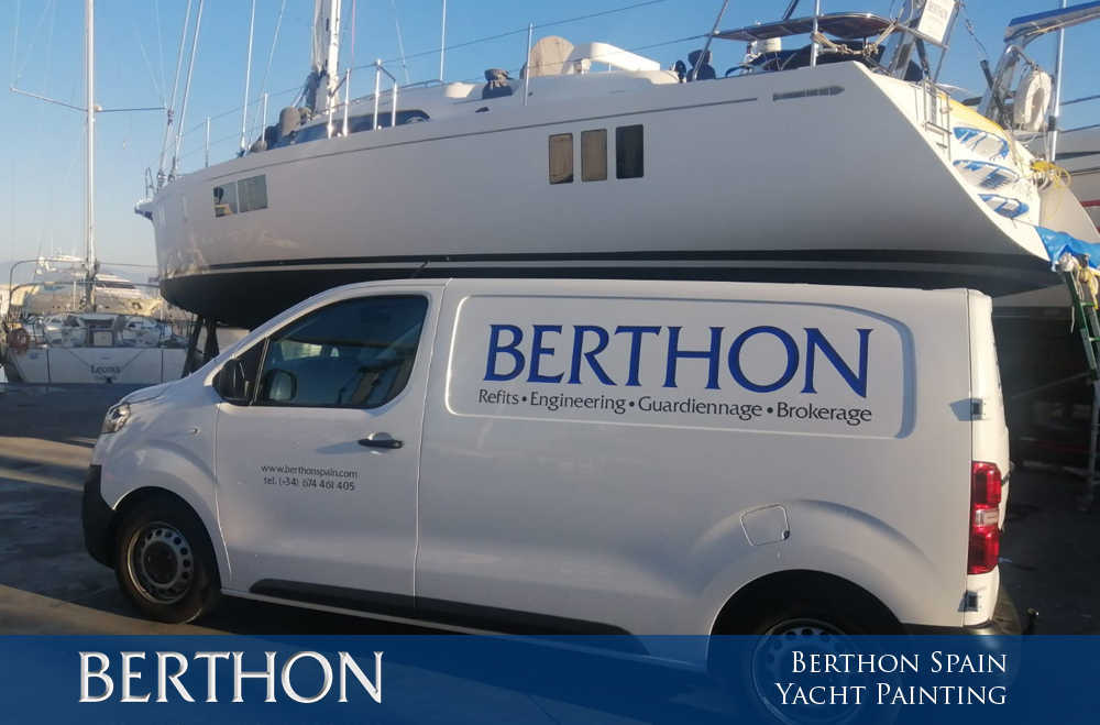 Berthon Spain gets the Yacht Paints Out