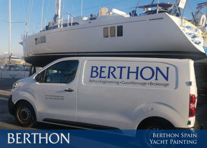 Berthon Spain gets the Yacht Paints Out