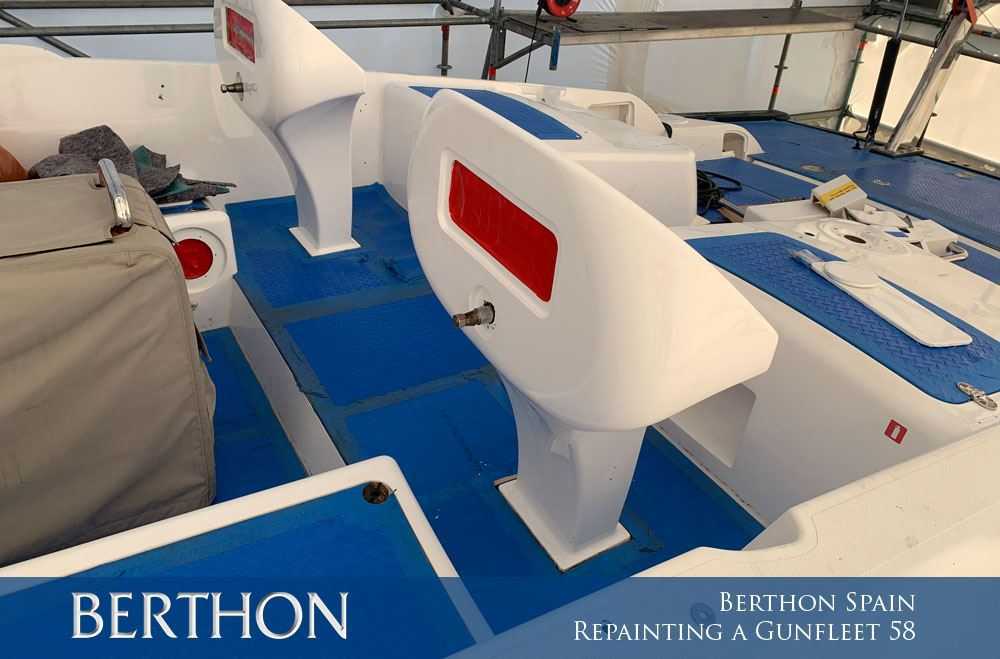 Berthon Spain – Repainting a Gunfleet 58