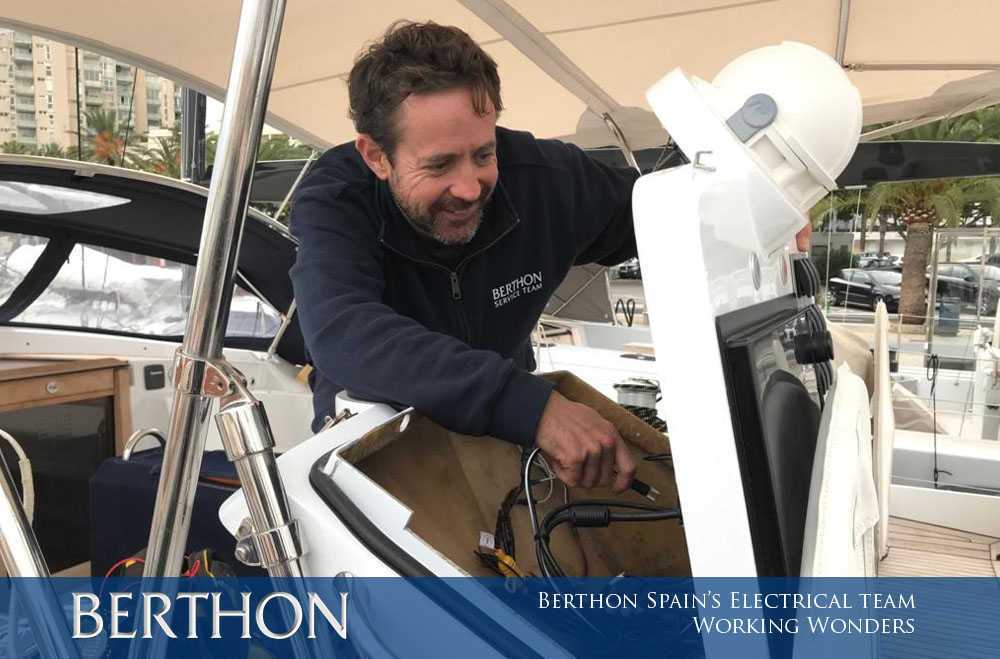 Berthon Spain’s Electrical Team – Working Wonders