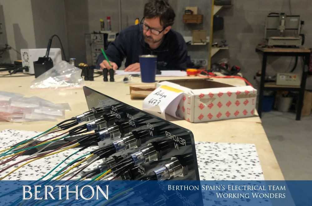 Berthon Spain’s Electrical Team – Working Wonders