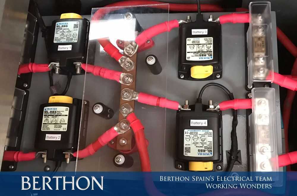 Berthon Spain’s Electrical Team – Working Wonders