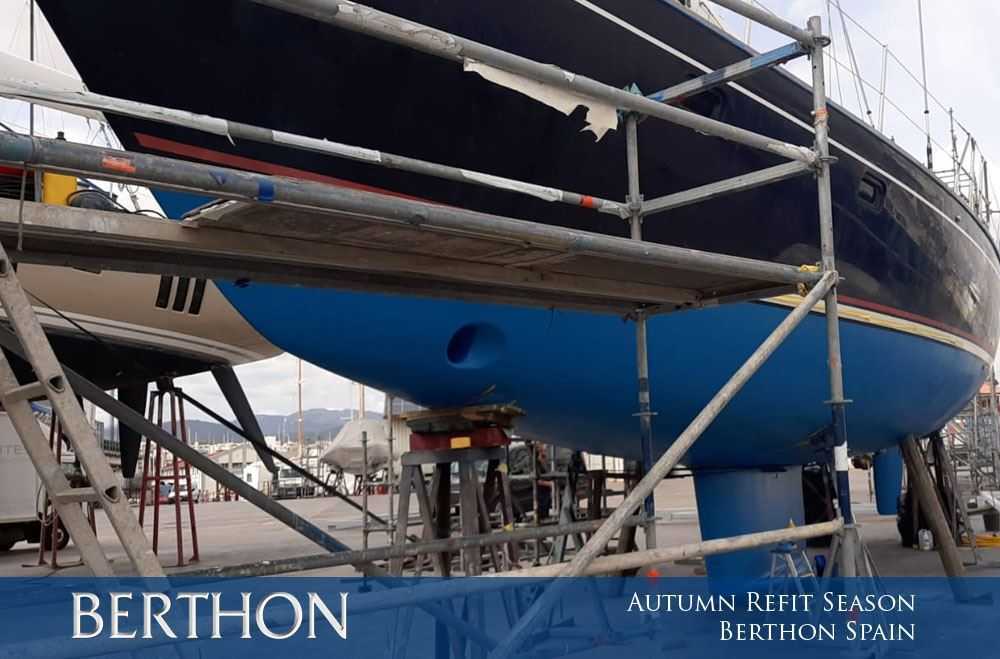 Autumn Refit Season at Berthon Spain