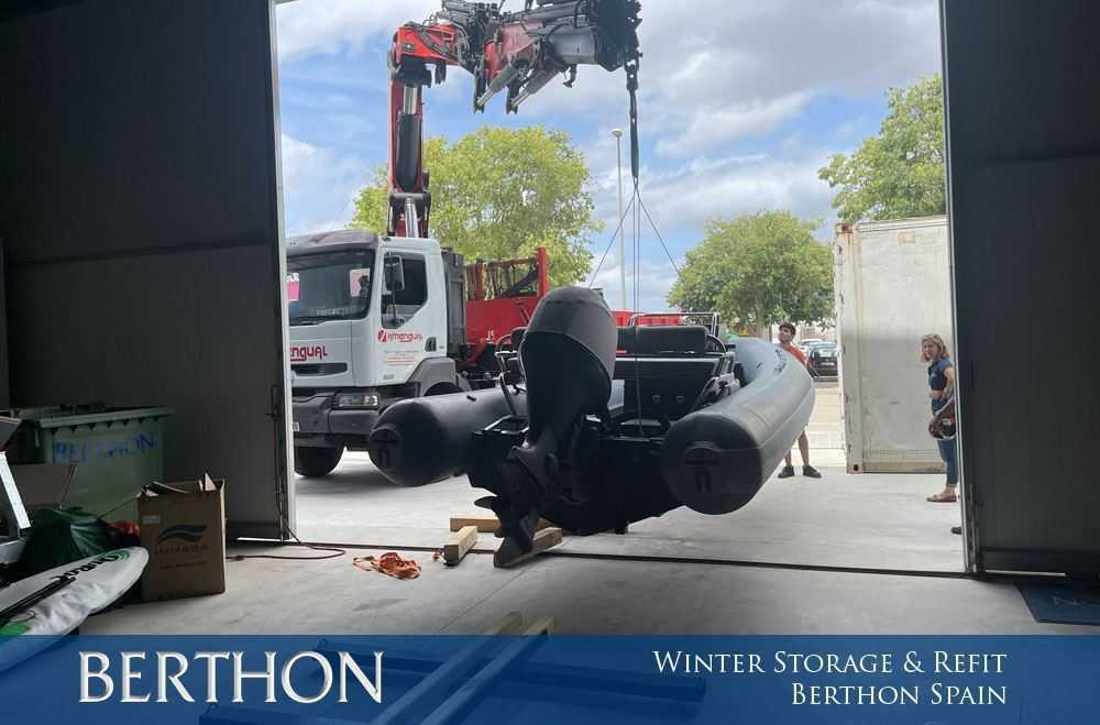 Inside Winter Storage at Berthon Spain