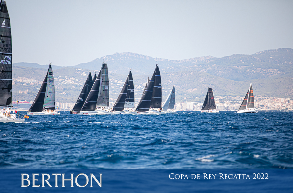 Copa De Rey Regatta yachts racing in Mallorca